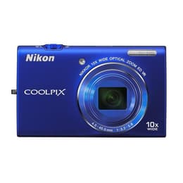 Compact Coolpix S6200 - Blue + Nikon Nikkor f/3.2–5.6
