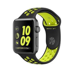 Apple Watch (Series 2) 2016 GPS 38 - Aluminium Space Gray - Sport Nike Black/Volt