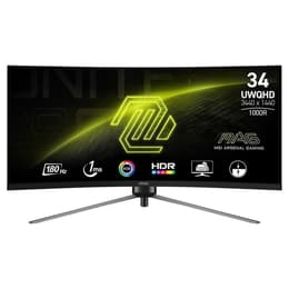 34-inch MSI MAG 345CQR 3440 x 1440 LED Monitor Black