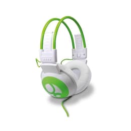 Metronic 480159 wired Headphones with microphone - Green/White