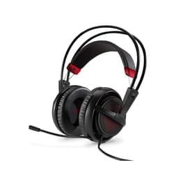 HP OMEN x7z95aa gaming Headphones with microphone - Black/Red