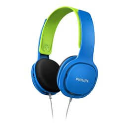 Philips SHK2000BL noise-Cancelling wired Headphones - Blue/Green