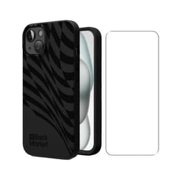 Back Market Case iPhone 15 and protective screen - Recycled plastic - Black