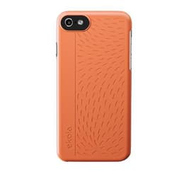 Case iPhone SE (2022/2020)/8/7/6/6S - Natural material - Orange