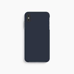 Case iPhone XS Max - Natural material - Blue