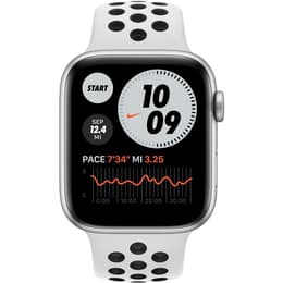 Apple Watch (Series 6) 2020 GPS 44 - Aluminium Silver - Sport Nike Pure plainum/Black