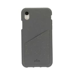 Case iPhone XR - Natural material - Grey