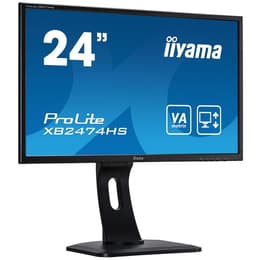 23,6-inch Iiyama ProLite PL2474H X2474HS-B2 1920 x 1080 LCD Monitor Black