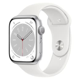 Apple Watch Series 9 (2023) GPS 41 mm - Aluminium Silver - Sport band White