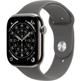 Apple Watch (2025) GPS + Cellular 46 mm - Titanium - Sport band Grey