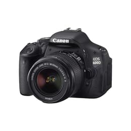 Reflex - Canon EOS 600D - Black + Canon EF-S 18-55mm f/3.5-5.6 IS