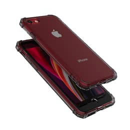 Case iPhone SE (2022/2020)/8/7/6/6S - Silicone - Black/Transparent