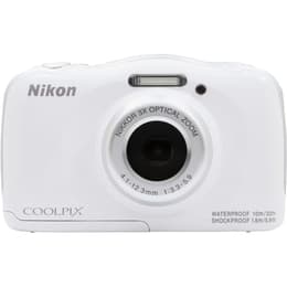 Compact Coolpix W100 - White + Nikon Nikkor 3x Optical Zoom 30-90mm f/3.3-5.9 f/3.3-5.9