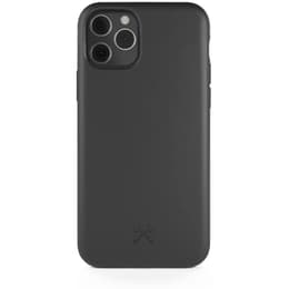 Case iPhone 11 Pro Max - Natural material - Black