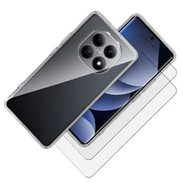 Case Redmi Note 15 and 2 protective screens - TPU - Transparent