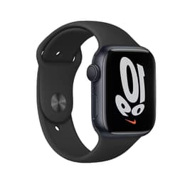 Apple Watch (Series 7) 2021 GPS + Cellular 41 - Aluminium Midnight - Sport band Black