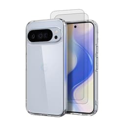 Case Google Pixel 10 Pro XL and 2 protective screens - TPU - Transparent