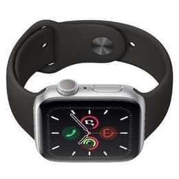 Apple Watch Series 5 (2019) GPS 44 mm - Aluminium Silver - Sport band Black