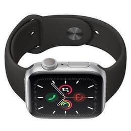 Apple Watch (Series 5) 2019 GPS 44 - Aluminium Silver - Sport loop Black