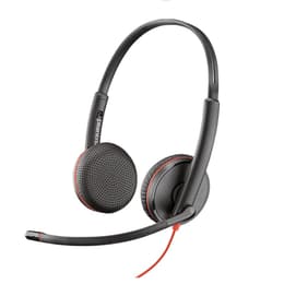 Plantronics Poly Blackwire 3225 wired Headphones with microphone - Black