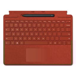 Microsoft Keyboard AZERTY French Wireless Backlit Keyboard Surface Pro X / 8 / 9 Signature Keyboard + Slim Pen
