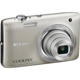 Compact CoolPix S2800 - Grey + Nikon Nikkor 5X Wide Optical Zoom 26-130mm f/3.2-6.5 f/3.2-6.5