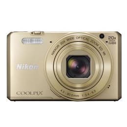 Compact Coolpix S7000 - Gold + Nikkor Nikkor 20x Optical Zoom 25-500 mm f/3.4-6.5 f/3.4-6.5