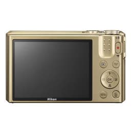 Compact Coolpix S7000 - Gold + Nikkor Nikkor 20x Optical Zoom 25-500 mm f/3.4-6.5 f/3.4-6.5