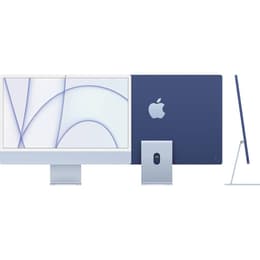 iMac 24" (2021) Apple M1 8-core 7-core GPU - 256 Go SSD - 16 GB QWERTY - English Standard glass