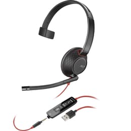 Plantronics Poly Blackwire 5210 Headphones with microphone - Black/Red