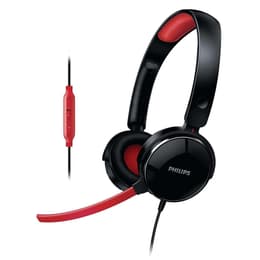 Philips SHG7210/10 gaming wired Headphones with microphone - Black/Red