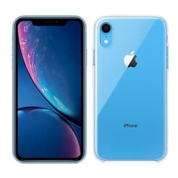 Bundle iPhone XR + Apple Case (Transparent) - 64GB - Blue - Unlocked