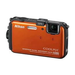 Nikon Coolpix AW110 Compact 16 - Orange/Black