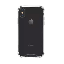 Case iPhone XS Max and 2 protective screens - Recycled plastic - Transparent