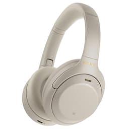 Sony WH-100XM4 noise-Cancelling wireless Headphones with microphone - Beige