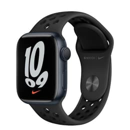 Apple Watch Series 7 (2021) GPS + Cellular 41 mm - Aluminium Midnight - Nike Sport band Black