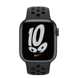 Apple Watch Series 7 (2021) GPS + Cellular 41 mm - Aluminium Midnight - Nike Sport band Black