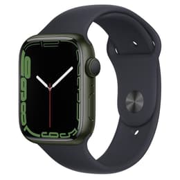 Apple Watch Series 7 (2021) GPS 45 mm - Aluminium Green - Sport band Black