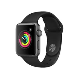 Apple Watch (Series 3) 2017 GPS 38 - Aluminium Black - Solo loop Black