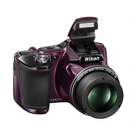 Bridge Coolpix L830 - Plum + Nikon Nikkor 34X Wide Optical Zoom ED VR 22.5–765mm f/3–5.9 f/3–5.9