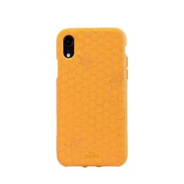 Case iPhone XR - Natural material - Honey
