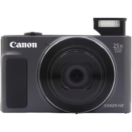 Compact - Canon PowerShot SX620 HS - Black + Canon 25X Optical Zoom Lens 25-625mm f/3.2-6.6