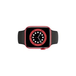 Apple Watch Series 6 (2020) GPS 44 mm - Aluminium Red - Sport band Black