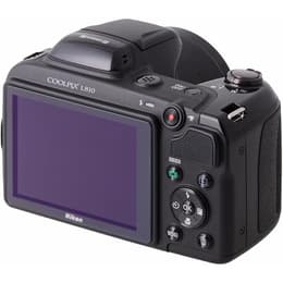 Compact CoolPix L810 - Black + Nikon Nikkor 26X Wide Optical Zoom ED VR 4.0-104mm f/3.1-5.9 f/3.1-5.9