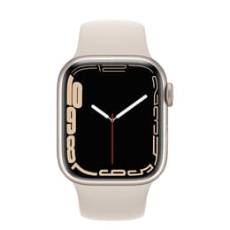 Apple Watch Series 7 (2021) GPS 45 mm - Aluminium Starlight - Sport band Starlight