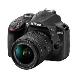 Reflex D3400 - Black + Nikon AF-P DX Nikkor 18-55mm f/3.5-5.6G VR f/3.5-5.6G