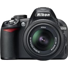 Reflex D3100 - Black + Nikon AF-S DX Nikkor 18-55mm f/3.5-5.6 G f/3.5-5.6