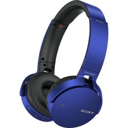 Sony MDR-XB650BT/L wired + wireless Headphones with microphone - Blue