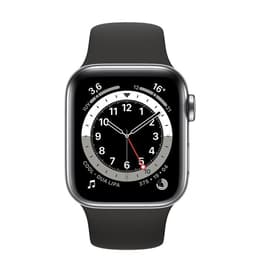 Apple Watch (Series 5) 2019 GPS + Cellular 40 - Aluminium Silver - Sport loop Black