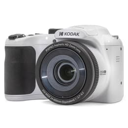 Kodak Pixpro Astro Zoom AZ255 - White + Kodak Zoom Optique 25X 24-600mm f/3.7-6.2
